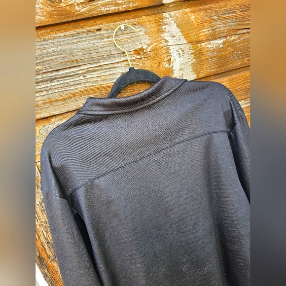 Blast Black Soft & Stretchy Animal Print Textured Zip up Jacket Blazer Coat - Picture 7 of 13